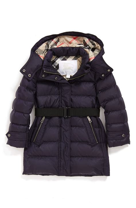 burberry goose down coat|Puffer Jacket in Black .